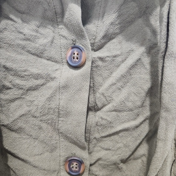 Shein Army Green Tie Waist Mini Skirt 4X - Picture 5 of 6